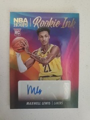 2023-24 NBA Hoops Rookie Ink Auto RC #RI-MAX Maxwell Lewis Lakers